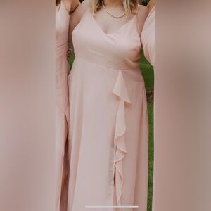 Birdy Grey Blush Pink Teresa Dress, 1X